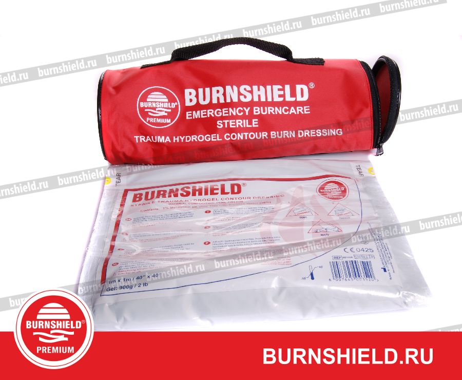 BURNSHIELD одеяло, стерильное, пропитано гелем. 1,2m x 1.6m